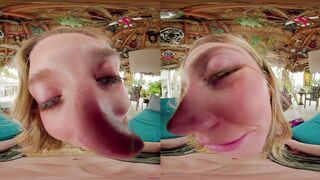 Morning Poolside Creampie - Virtual Real Porn