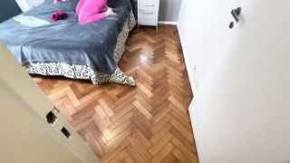 Pajeo a Mi Hermanastro Con mis Bragas _ RomaRicci Cum On Cara