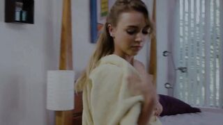 Buxom mom teaches young dyke the way of the pussy licking