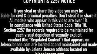 Penthouse Pet Jelena Jensen & Eve Angel Lick & Suck Feet!