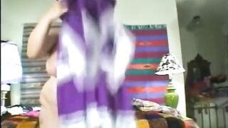 Lactating BBW gets fucked with strapon