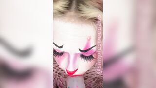 Dirty Clown Beauty Sextoy Blow job // SimpleSuccubus