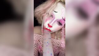 Dirty Clown Beauty Sextoy Blow job // SimpleSuccubus