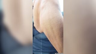 Risky Public Car Masturbation: Large Dong Multiple Cumshots!