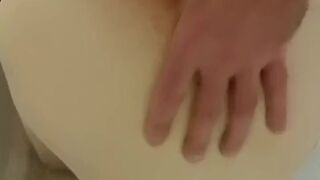 Thumb In Her backdoor As I Lazily Drill Her Vagina