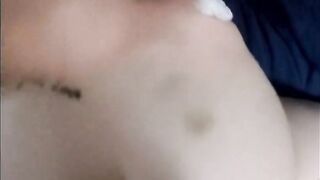 Petite White Angel with Large Butt Merely Wishes BBC (w Ejaculation)