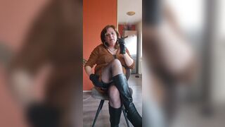 Little teasing during the time that smokin' a cigar