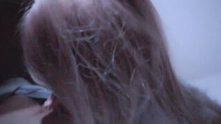 in Homemade Clip!! Slothful and Cooperating!! Student Takes Penis in Her Room! POV