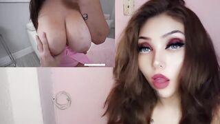 Hawt hotty with large natural boobs and sexy rimming hard