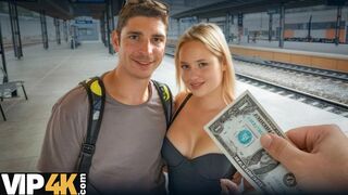 VIP4K. Romantic tour ended with a very hardcore cheating in the water closet