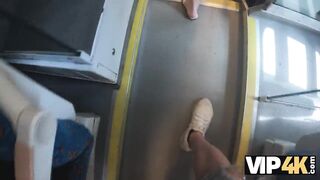 VIP4K. Romantic tour ended with a very hardcore cheating in the water closet