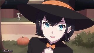 Mavis Dracula gets banged for the 1st time at a human Halloween party