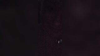 As dawn breaks, a hawt little kitten sneaks outside to smoke!