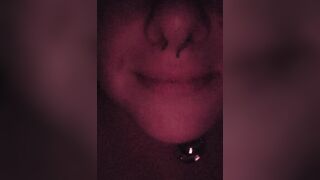 As dawn breaks, a hawt little kitten sneaks outside to smoke!