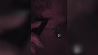 As dawn breaks, a hawt little kitten sneaks outside to smoke!