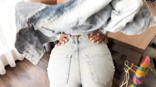 Denim Screw for my ex gf on chair & table