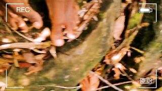 Masturbating in the forest