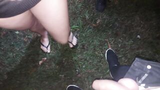 I took 2 jocks after the party, they drilled me on the side of the road