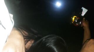 I took 2 jocks after the party, they drilled me on the side of the road