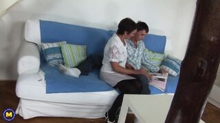 Lustful Mature Lady Gets a Creampie