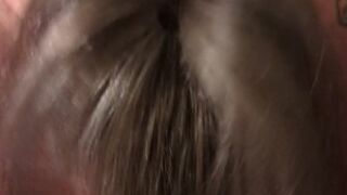 big beautiful woman female-dominator girlfriend gives the most good oral job.