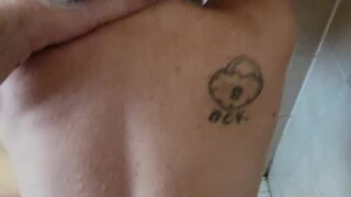 Hot mother I'd like to fuck shares private shower pont of time with her spouse and gets banged from behind