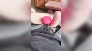 Outdoor cum with wand