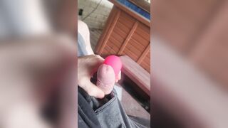 Outdoor cum with wand