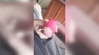 Outdoor cum with wand