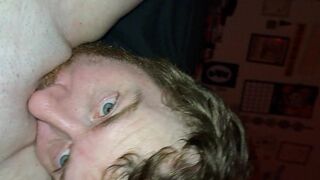 Dad eating the creampie this chab just gave me