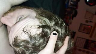 Dad eating the creampie this chab just gave me