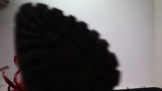 Redhead Italian headmistress in ebony boots humiliates u