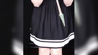 Redhead Italian headmistress in ebony boots humiliates u