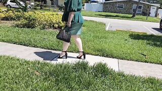 Hanging out in public park with my large sex toy