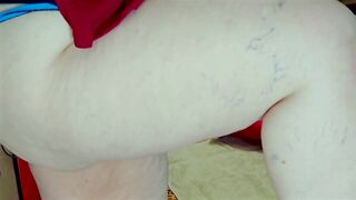 big beautiful woman SSBBW Creampie Spunk fountain - Multiple Cumloads In Large Corpulent Vagina - Large Plump Butt - Large Loads