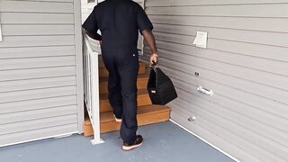 Caught the plumber sniffing my bawdy panty In laundry, - (big beautiful woman ssbbw, Obese butt, large ass, thick butt)