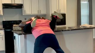 Large Butt Golden-haired Pawg mother I'd like to fuck Realtor Flirts With Renter Client & Gets Doggy style Creampie In Snatch, POV