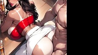 Gorgeous dream screwing and oral job