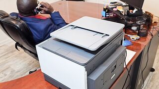 My boss couldn’t keep his hands off my large booty on my 1st day (Role Playing) spouse & wife