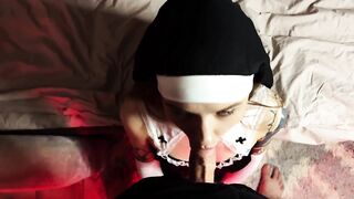 Halloween sex, POV oral-sex, cowgirl