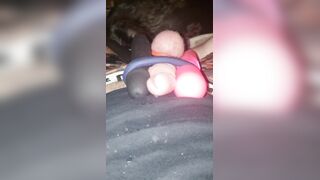 Dual dildo cum