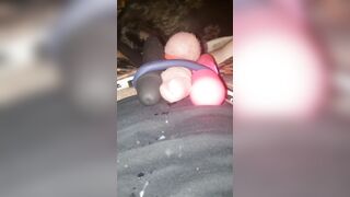 Dual dildo cum