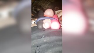 Dual dildo cum