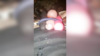 Dual dildo cum