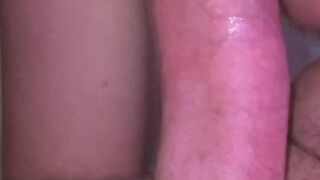 Blurred Selfsuck Feels Like a MOIST FANTASY (Cum Trickling Throat)