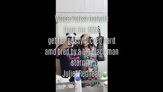 1950s Hotwife Juliet Redhead with Large Ebony Dude Last