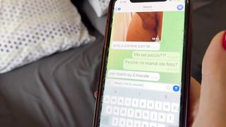 TRADISCO mio marito con il suo AMICO COL CAZZO GROSSO (mi ha mandato la foto ????)