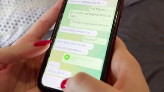 TRADISCO mio marito con il suo AMICO COL CAZZO GROSSO (mi ha mandato la foto ????)