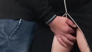 UFF!!! Some Stranger Ribald Fingers Rubbed my Cunt in German Subway