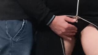 UFF!!! Some Stranger Ribald Fingers Rubbed my Cunt in German Subway